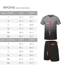 Rpovig 3 Pack Men's Gym Short Sleeve T Shirt Set - Thumbnail 7