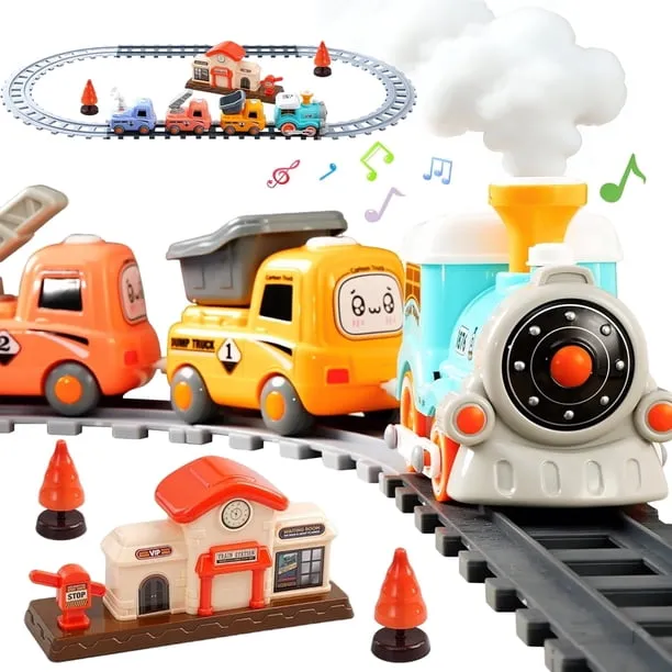 Liegorji Train Set for Kids Music and Lights