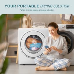 Simzlife 16 Cu Ft Portable Clothes Dryer Electric - Thumbnail 3