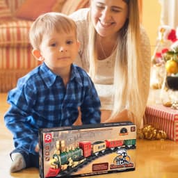 Train Set Toys Electric Train Toy for Boys W - Thumbnail 6