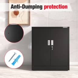 Workpro Black Small Industrial Metal Storage - Thumbnail 6