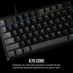 Corsair K70 Core Rgb USB Gaming Keyboard Gray - Thumbnail 2