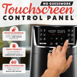 Gourmia 4 Quart Digital Air Fryer with 12 One - Thumbnail 3