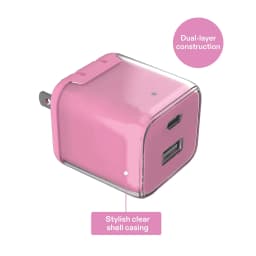 Onn 32W Dual Port USB C and USB a Wall Charger - Thumbnail 3