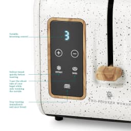 The Pioneer Woman Digital 2 Slice Toaster with - Thumbnail 6