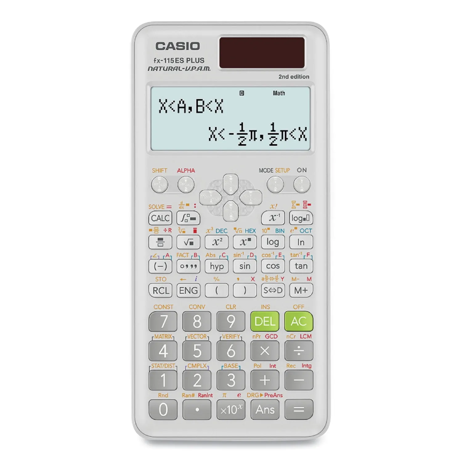 FX-115ESPLS2-S 2nd Edition Scientific Calculator 12-Digit Natural Textbook Display