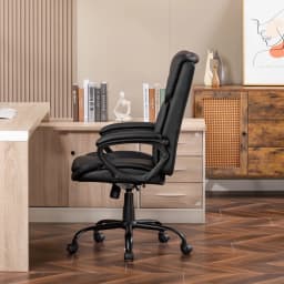 Mainstays Executive Ergonomic High Back Leather - Thumbnail 4