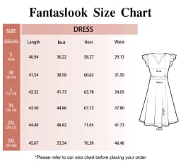 Fantaslook Summer Dresses for Women Ruffle Sleeve - Thumbnail 8