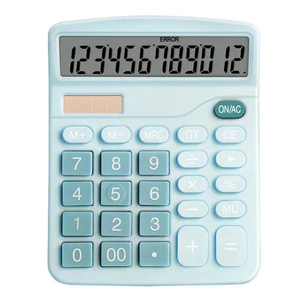 sruoe Desktop Calculator, 12 Digit, Scientific Calculators, Mechanical Switch Calculator, Large Display and Keys Button 