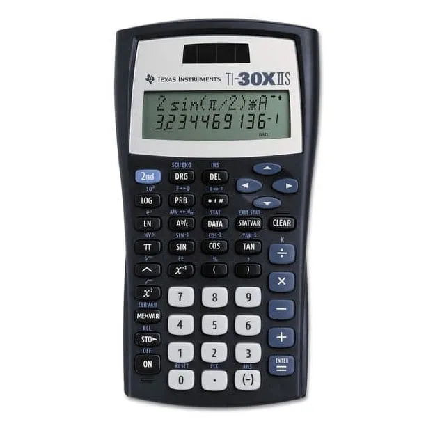 Texas Instruments TI-30XIIS Scientific Calculator 10-Digit LCD, Black