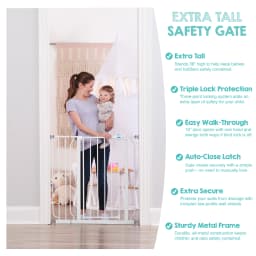 Regalo Easy Step Extra Tall Walk Through Baby Gate - Thumbnail 5