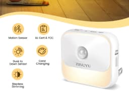 Zisuyu 2 Pack Dimmable Motion Sensor LED Night - Thumbnail 9
