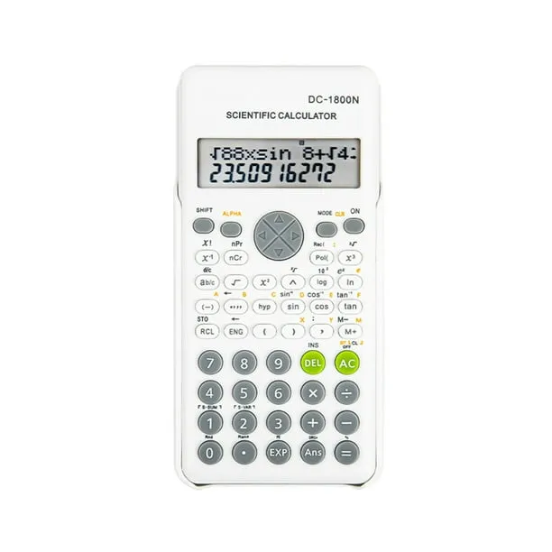 Yonrjhukm Scientific Calculator, 240 Functions, 2-Line Display, Advanced Math & Science Calculator, Ergonomic Design, Id