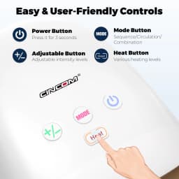 Cincom Cordless Hand Massager with Heat - Thumbnail 4