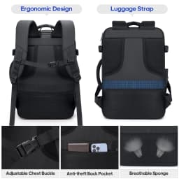 Ukein Travel Backpack for Adults with USB Charging - Thumbnail 7