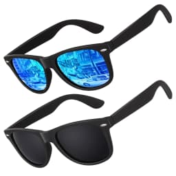Linvo Classic Square Polarized Sunglasses for Men - Thumbnail 1