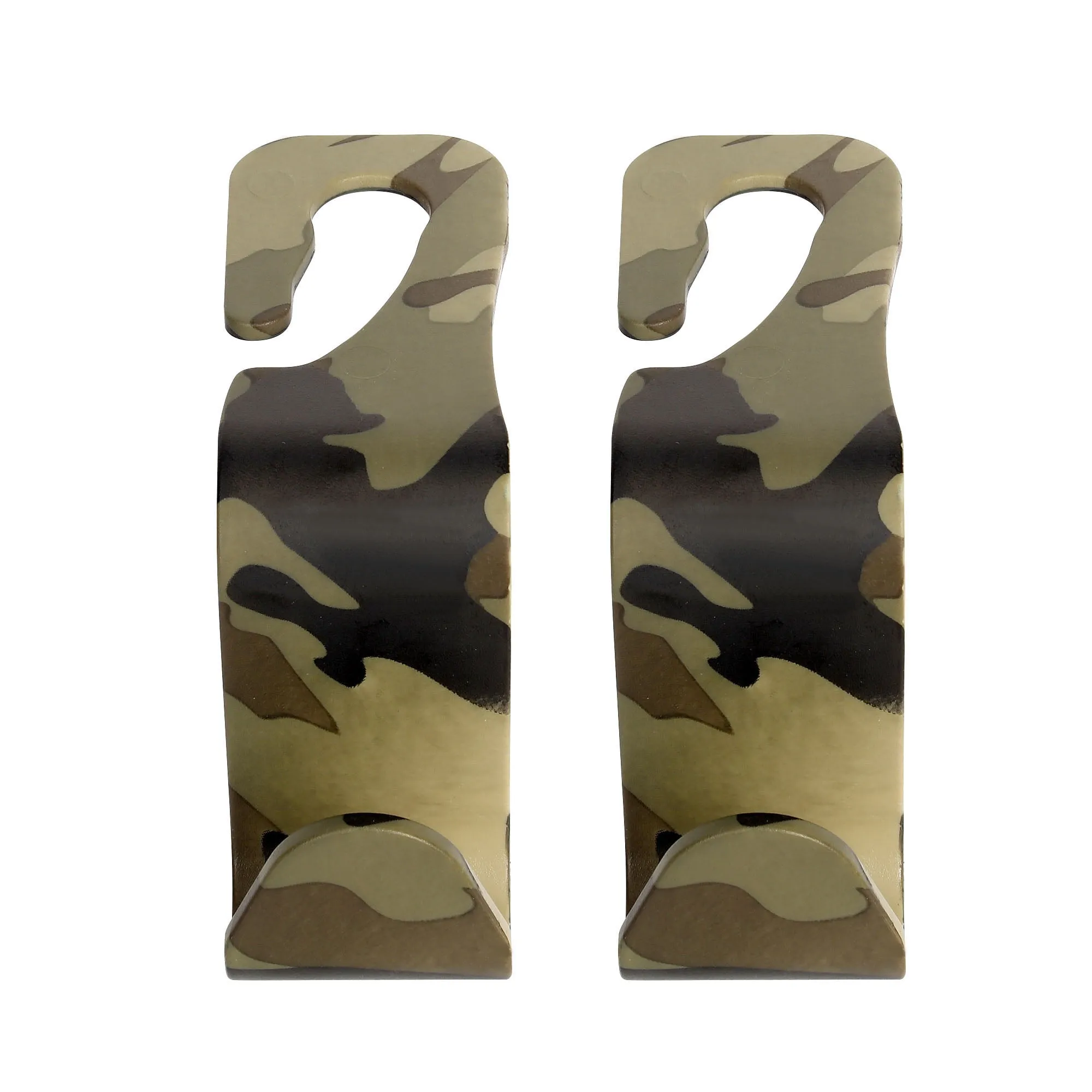 Auto Drive Camo Headrest Hooks 2 Pack Automotive