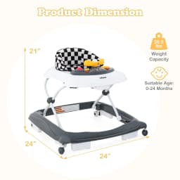 Infans Foldable Baby Walker 3 in 1 Toddler Walker - Thumbnail 2
