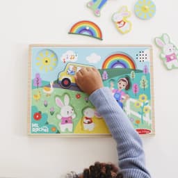Ms. Rachel Melissa and Doug Wooden Song Peg Puzzle - Thumbnail 2