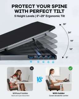 Atzeste Laptop Cooling Pad for Laptops Laptop - Thumbnail 2