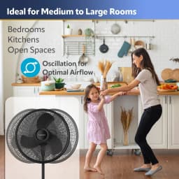 Lasko 16 3 Speed Adjustable Oscillating Pedestal - Thumbnail 7