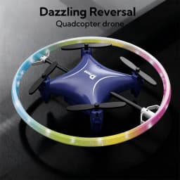Mini Stunt Drone with Cool LED Lights 24GHZ Remote - Thumbnail 4