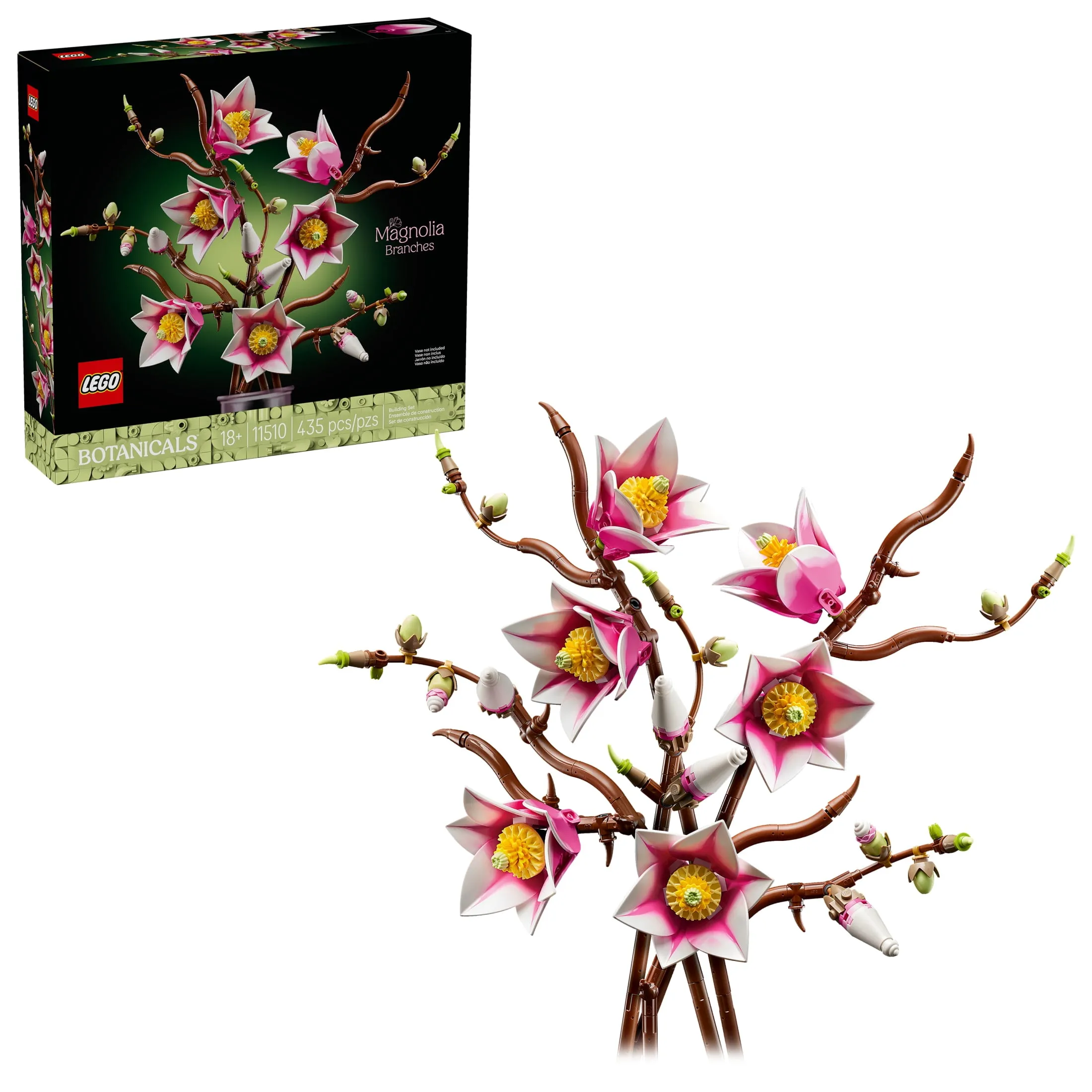 Lego Botanicals Magnolia Branches Building Set for