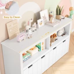Homfa Kids Toy Storage with 4 Drawers Cubes - Thumbnail 2