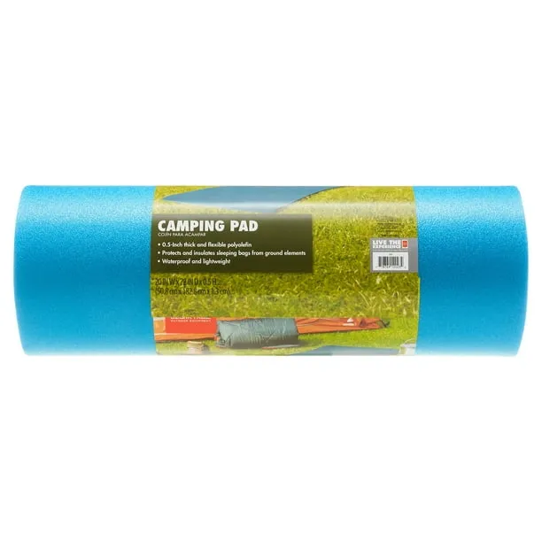 Ozark Trail Closed Cell Foam Blue Camp Sleeping