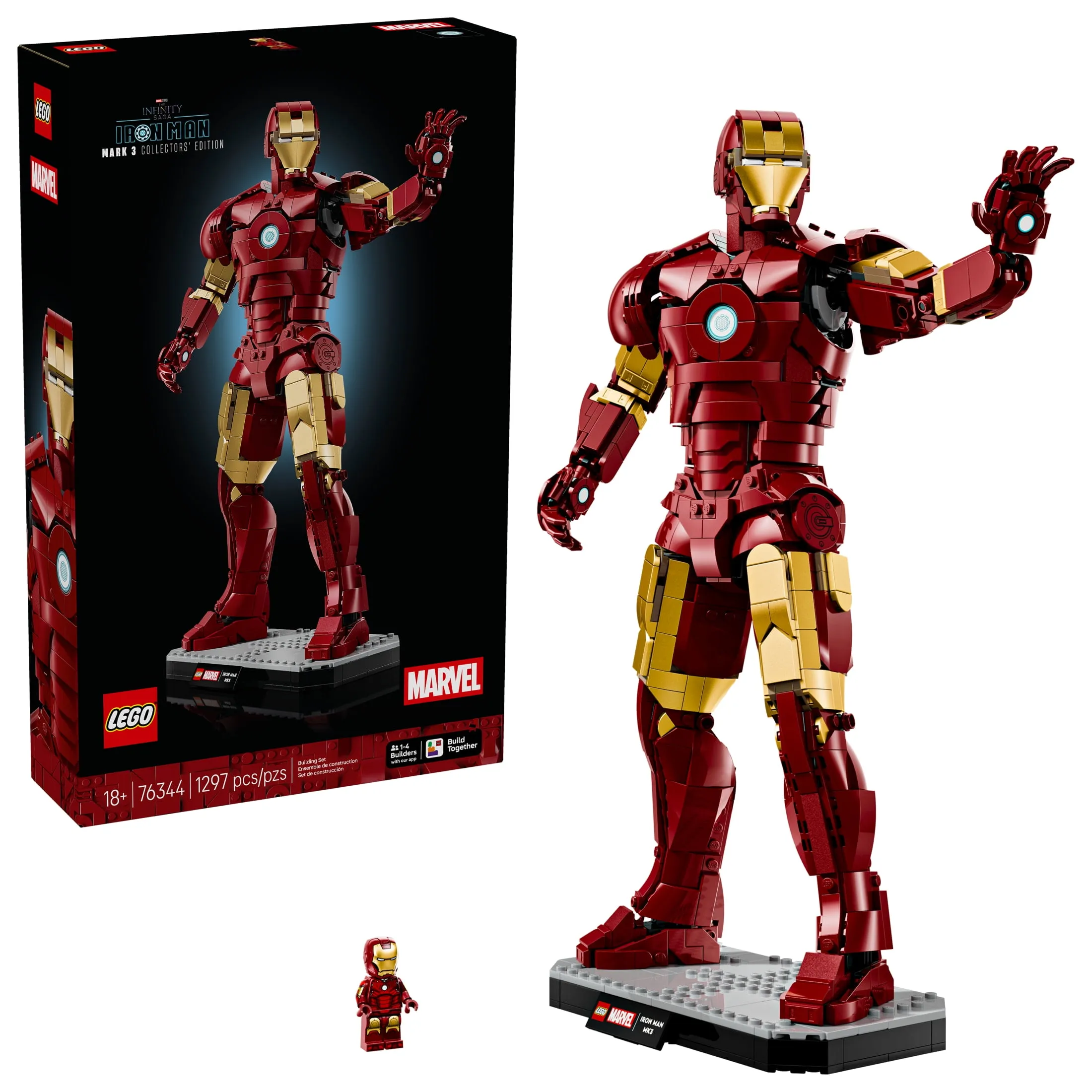 Lego Marvel Iron Man Mark 3 Collectors Edition