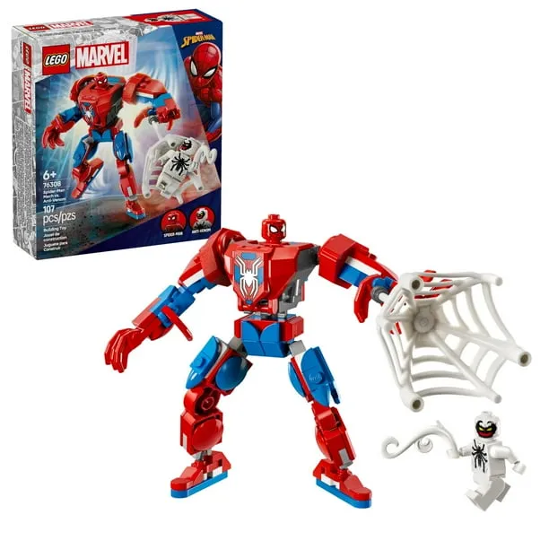 Lego Marvel Spider Man Mech Vs Anti Venom Building