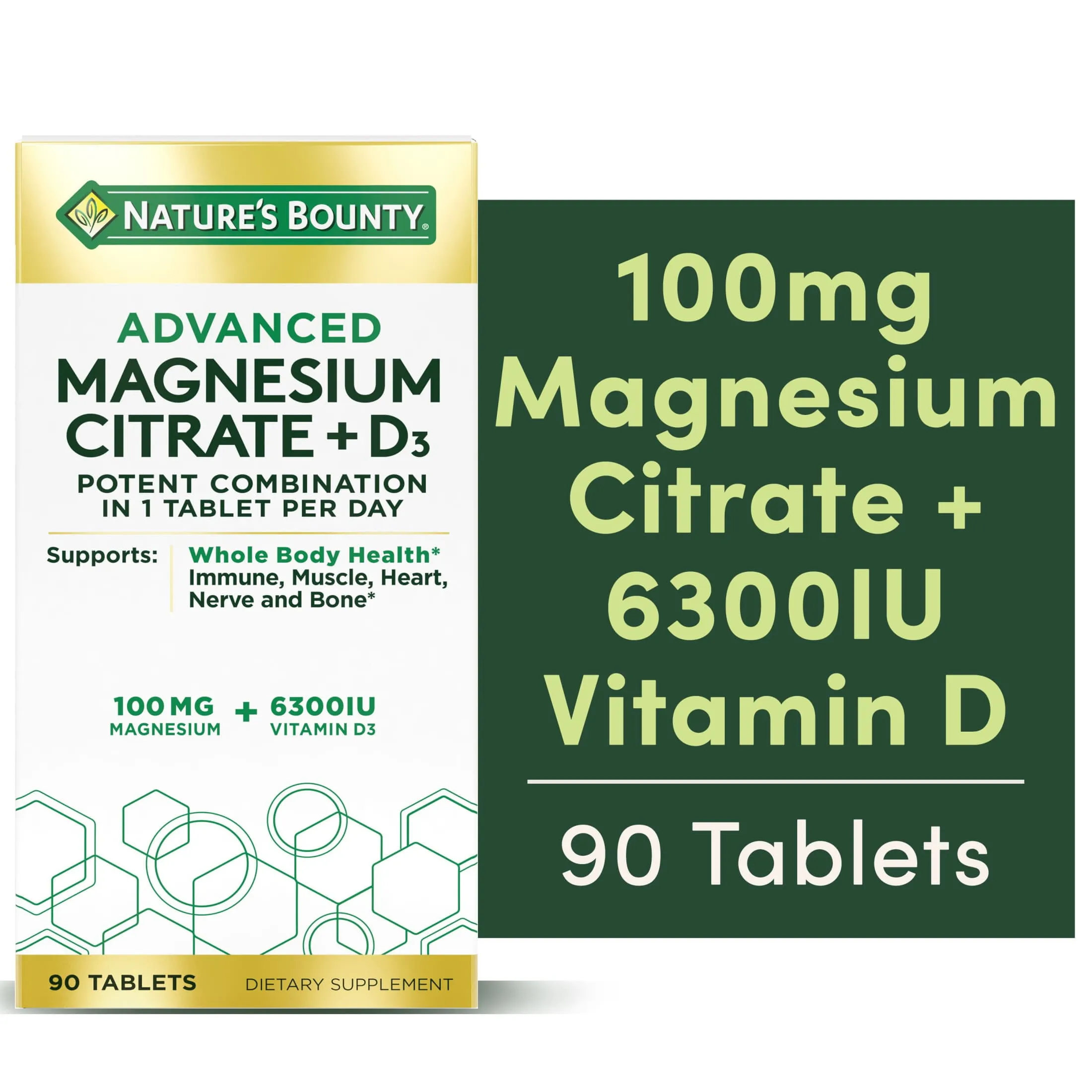 Natures Bounty Advanced Vitamin D3 with Magnesium