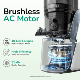 Canoly C16 Cold Press Juicer 6 Extra Wide Chute 3 - Thumbnail 7