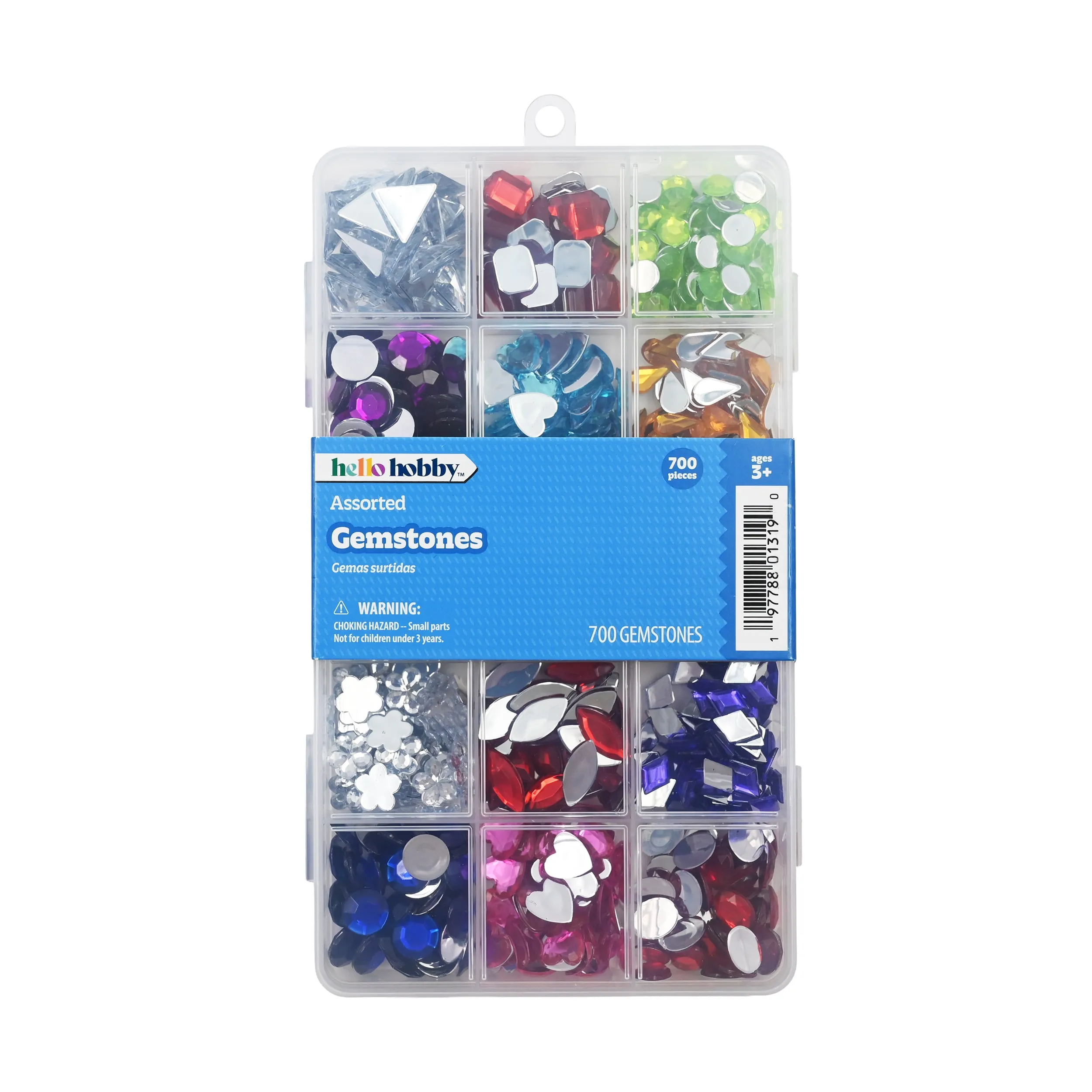 Hello Hobby Gemstone Case 700 Piece Assortment