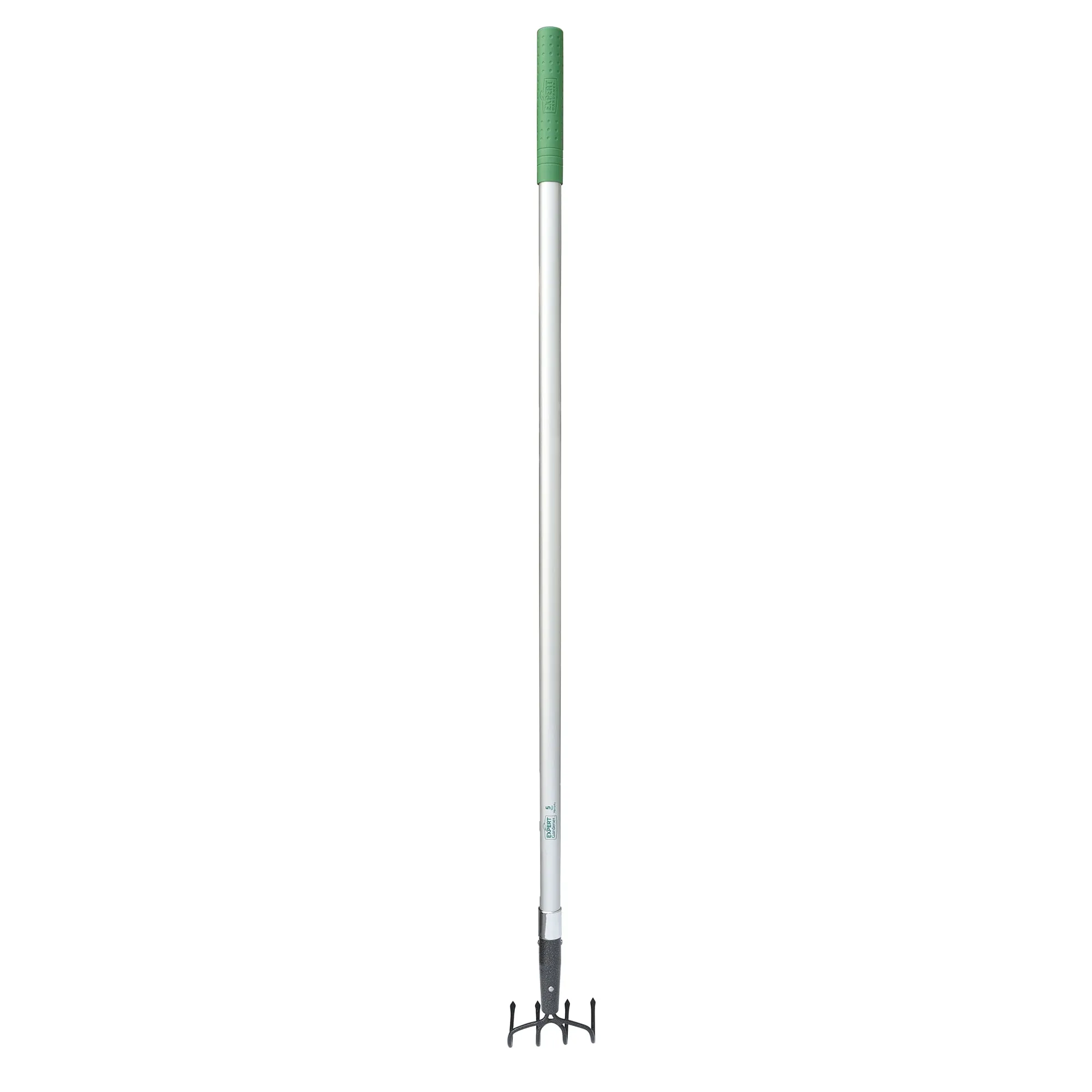 Expert Gardener Fiberglass Long Handle 4-Tine Cultivator with Comfort End Grip