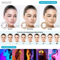 Bower 12 Foldable Ring Light with Adjustable Stand - Thumbnail 6