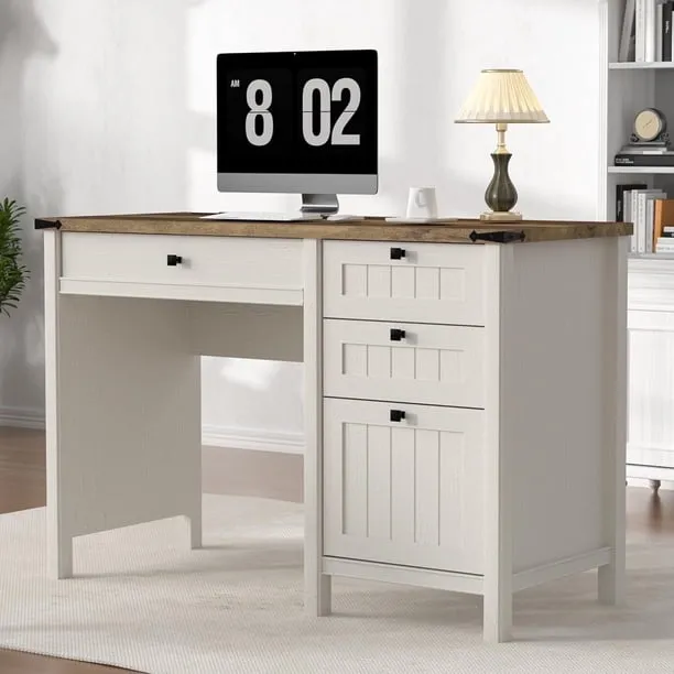 Fiakoa 45EXECUTIVE Desk Modern Farmhouse Computer