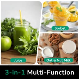 Canoly C16 Cold Press Juicer 6 Extra Wide Chute 3 - Thumbnail 4