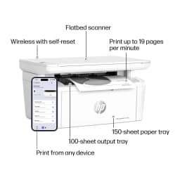 HP Laserjet Mfp M139w Wireless All in One Black - Thumbnail 4