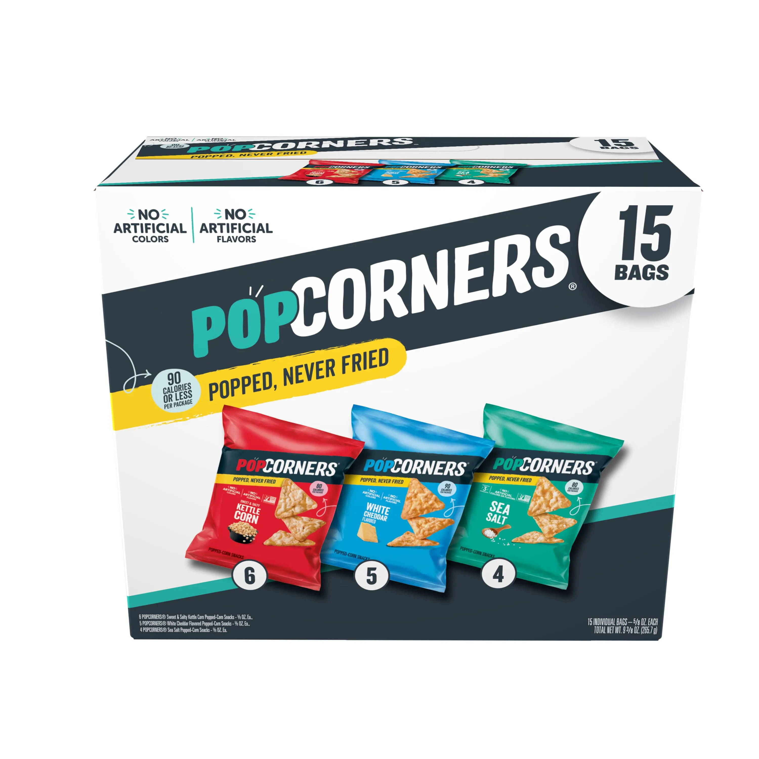 Popcorners Popped Corn Snack Chips 3 Flavor