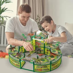 Linxuxie 215PCS Dinosaur House Play Set Dinosaur - Thumbnail 6