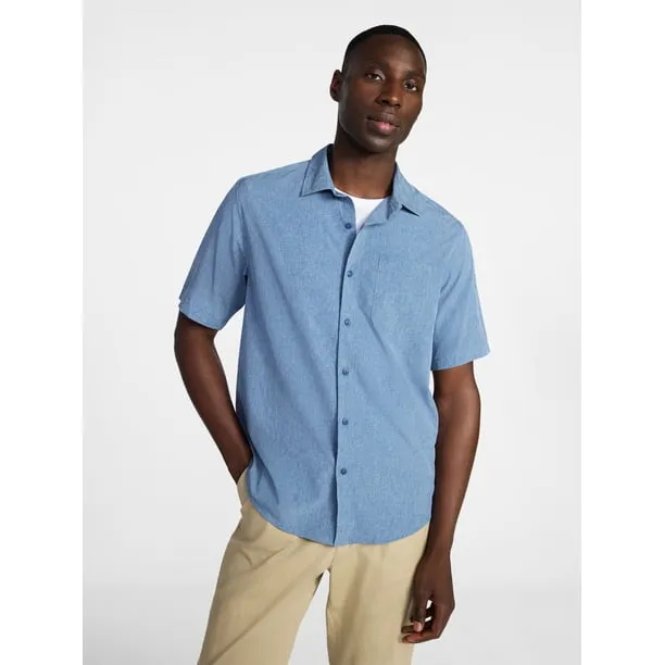 Men's Commuter Shirt with Short Sleeves Sizes S
