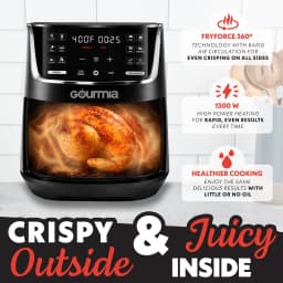 Gourmia 4 Quart Digital Air Fryer with 12 One - Thumbnail 4