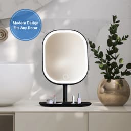 Mainstays LED Makeup Mirror Rechargeable Vanity - Thumbnail 8