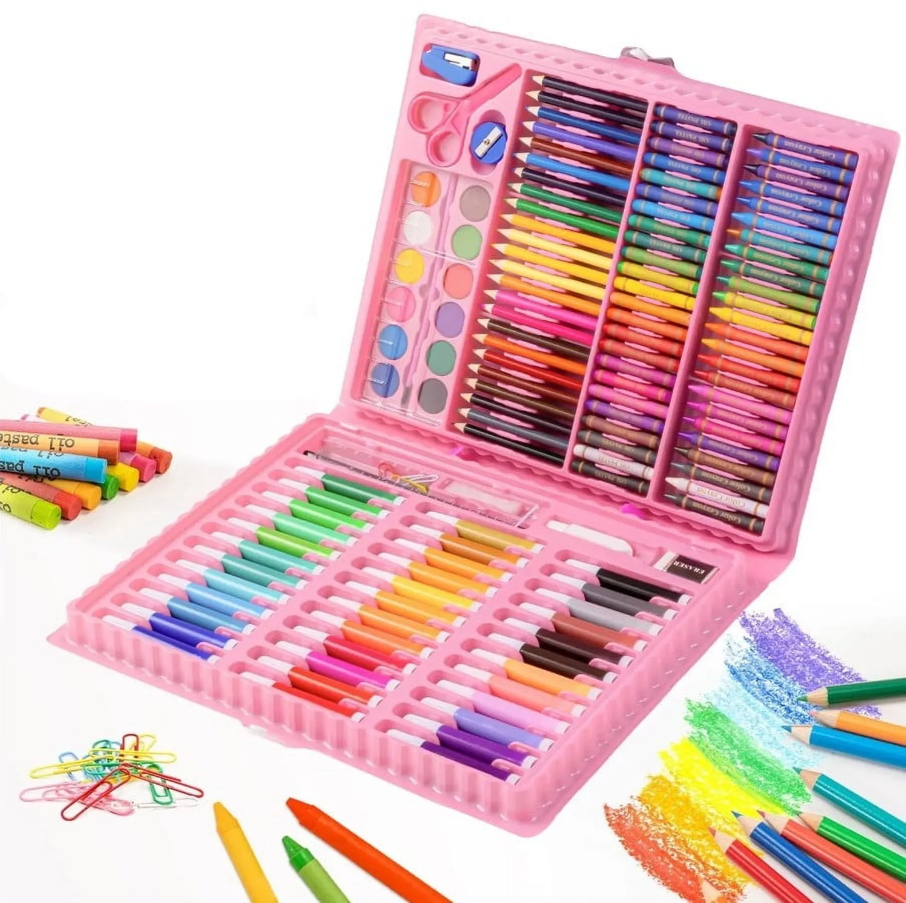 150-Piece Art Set, Deluxe Professional Color Set, Coloring Supplies Art Kits for Kids and Adult Art Supplies for Drawing