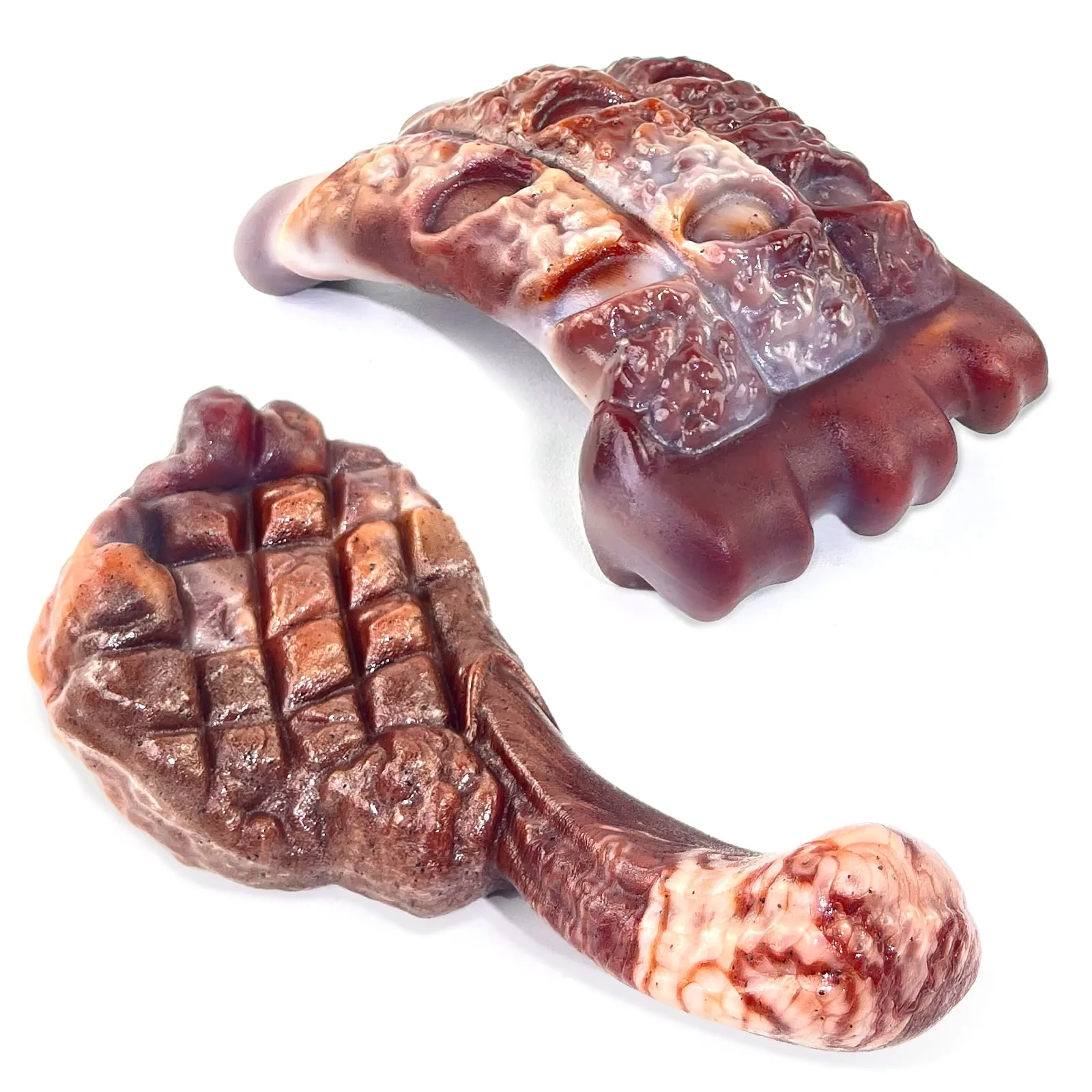 2 Pack Tough Nylon Dog Chew Toys for Aggressive