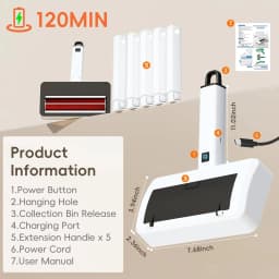 Finelien Pet Hair Remover and Reusable Cat and Dog - Thumbnail 6