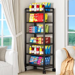 Baxluxe Adjustable 6 Tier Storage Shelves - Thumbnail 7