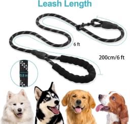 Rope Dog Leash 65 Ft with Comfortable Padded - Thumbnail 6