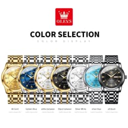Olevs Watches for Men Classic Business Dress - Thumbnail 8